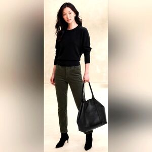 Banana Republic High Rise Slim Corduroy Pant